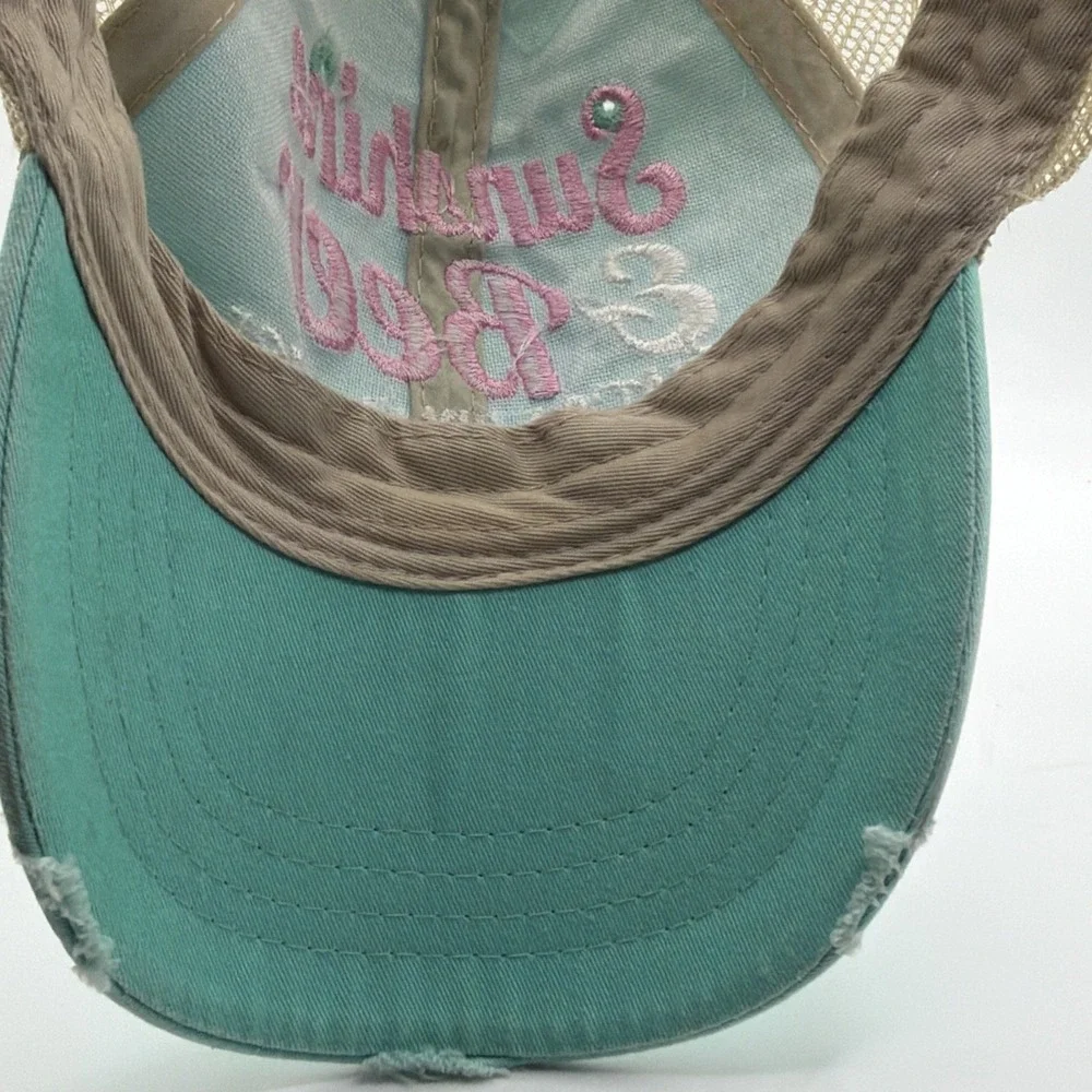 Piper Lou Hat Sunshine & Beer That's Why‎ I'm Here Trucker Mesh Cap